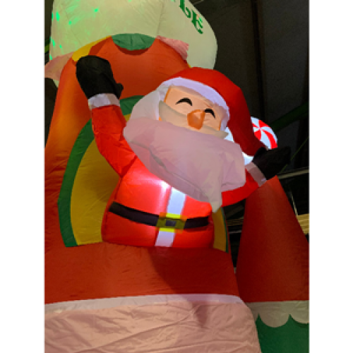 Opblaasfiguur - Kerstkasteel 3m