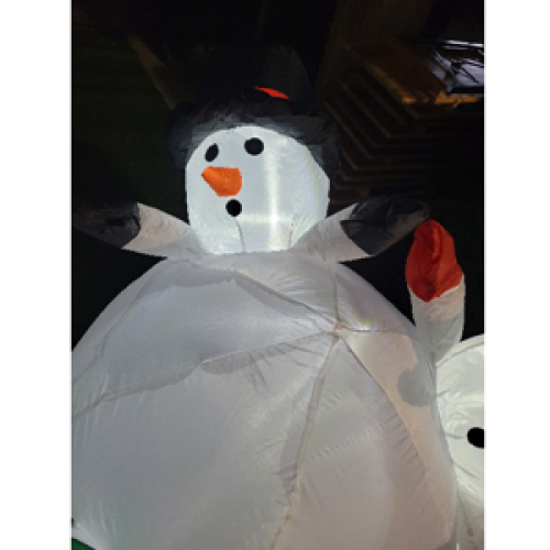Opblaasfiguur - Sneeuwpoppenchaos 125cm