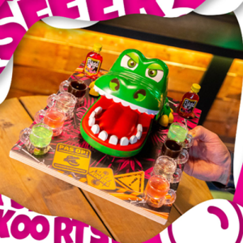 Krokodil met kiespijn XL