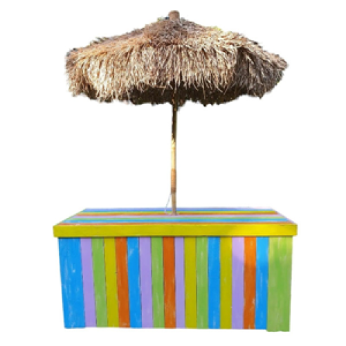 Beach buffettafel incl. parasol