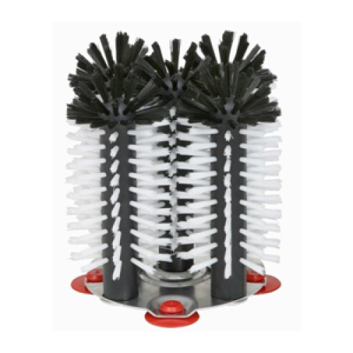 Spoelbak met wasborstel