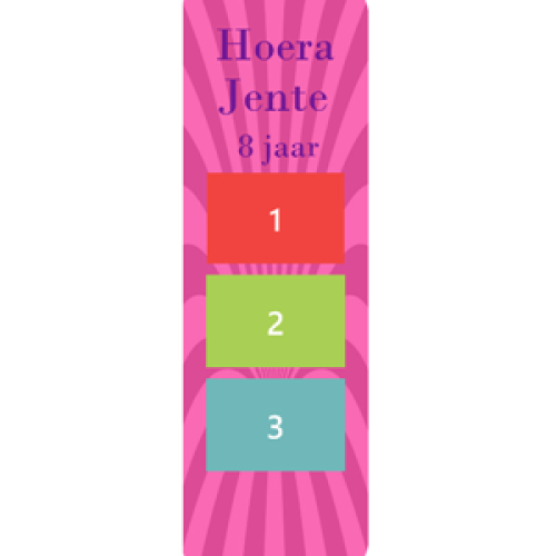 Preview fotostrip - Feest Roze