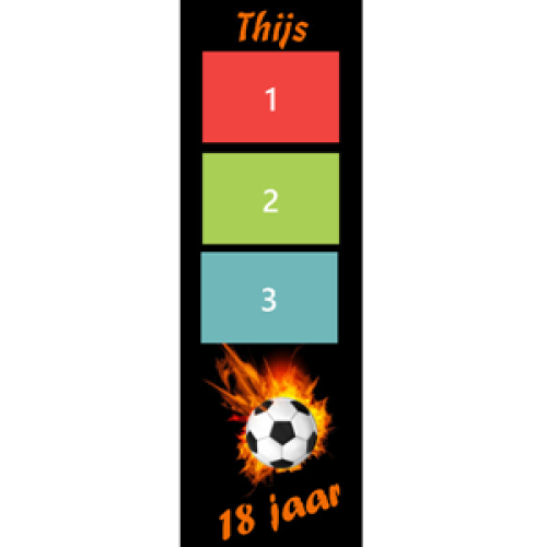 Preview fotostrip - Voetbal on fire