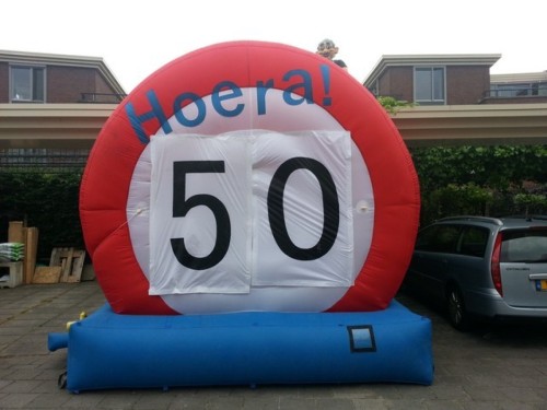 Verkeersbord opblaasbaar