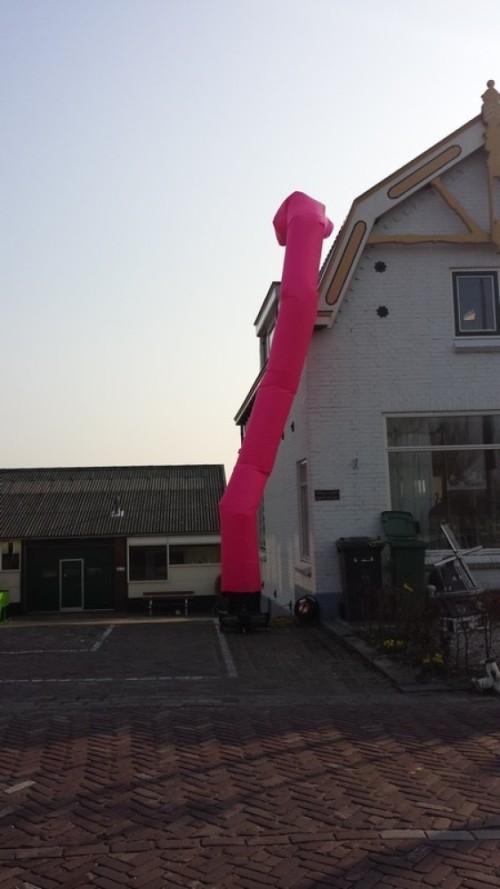 Skytube fluor roze 8m