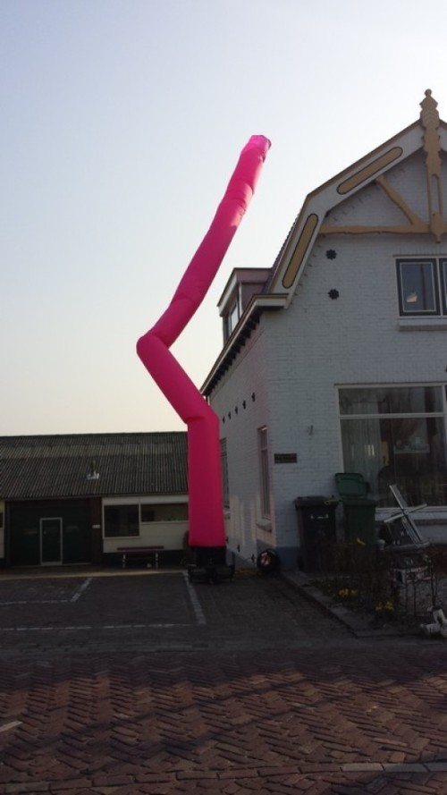 Skytube fluor roze 8m