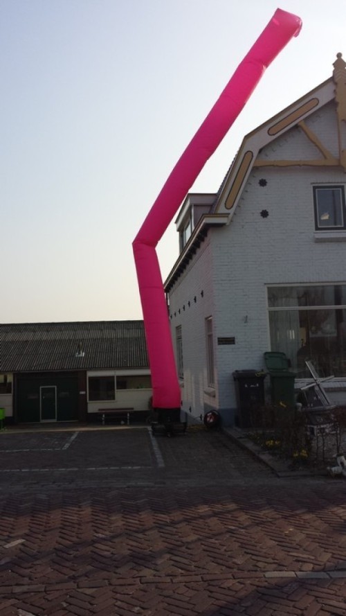 Skytube fluor roze 8m