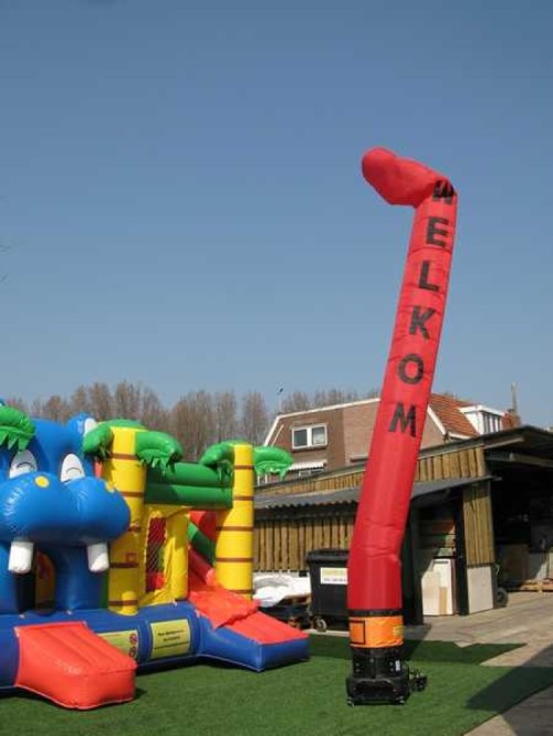 Skytube rood welkom 6m