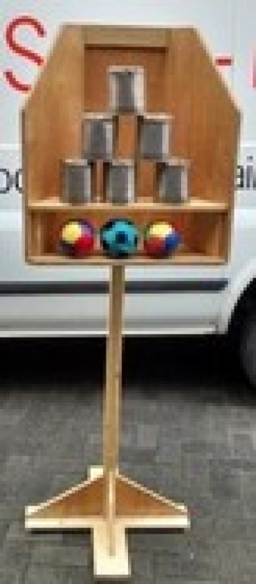 Blikgooien met frame