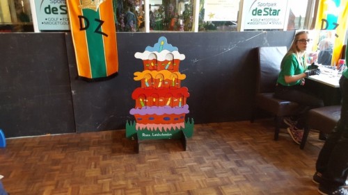 Brandweerspel - Verjaardagstaart