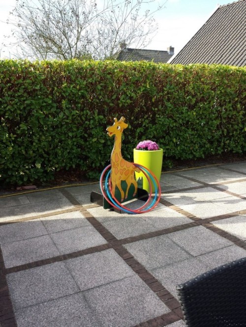 Hoepelgooien - Giraffe 