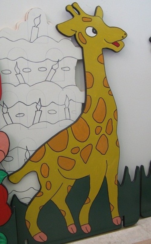 Hoepelgooien - Giraffe 