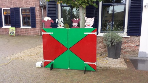 Koppengooien boerderijdieren