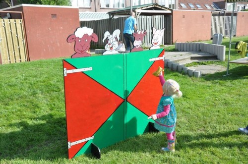 Koppengooien boerderijdieren