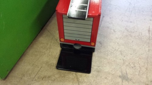 Muizen meppen - Brandweerauto