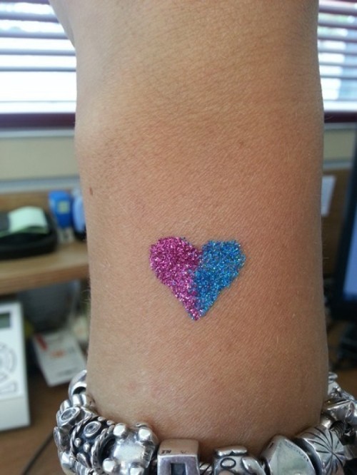 Glittertattoos - maatwerk