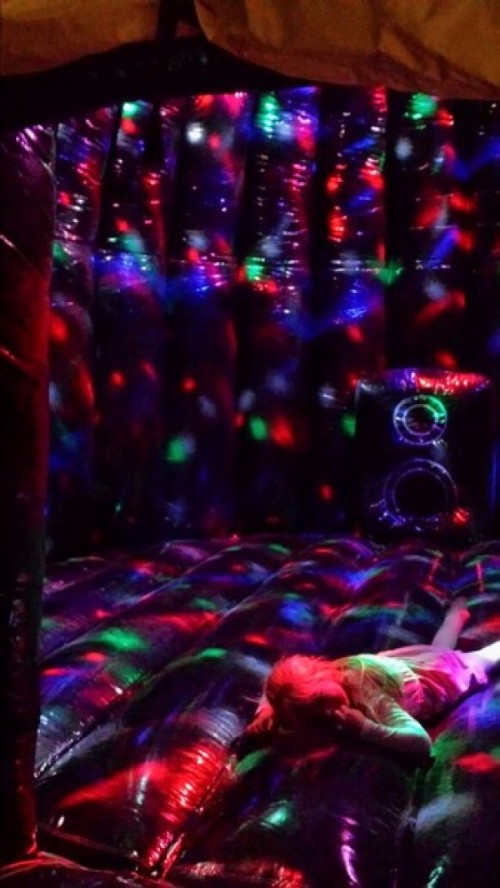 Springkussen Discokussen incl. geluid en verlichting