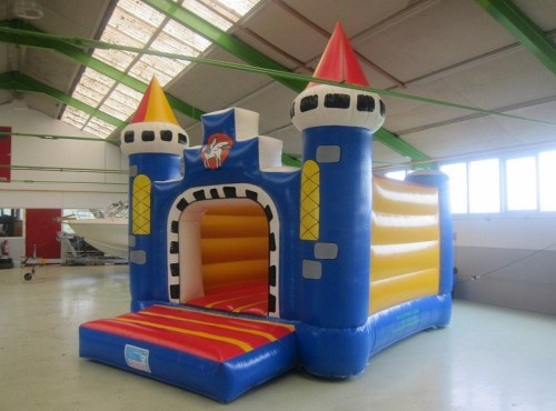 Springkussen Kasteel (blauw)