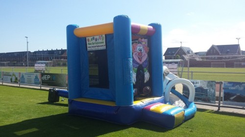 Springkussen Mini clown met slide