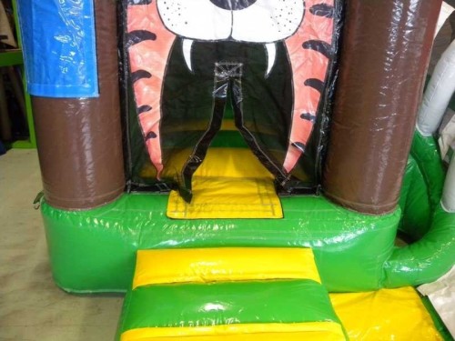 Springkussen Mini tijger met slide 