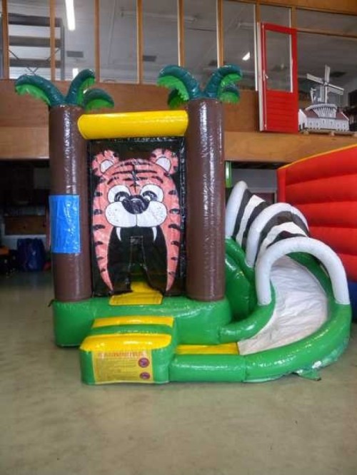 Springkussen Mini tijger met slide 