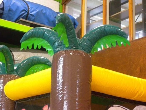 Springkussen Mini tijger met slide 