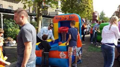 Basketbalspel opblaasbaar