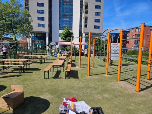 Biertafelset - 180cm (kort)