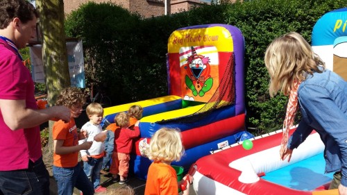 Clown ballengooien opblaasbaar