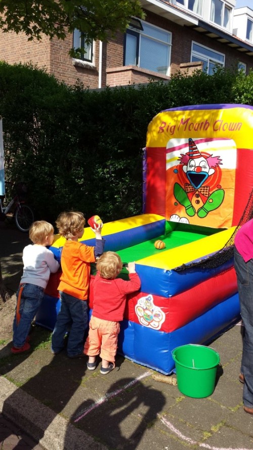Clown ballengooien opblaasbaar