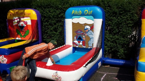 Honkbalspel opblaasbaar