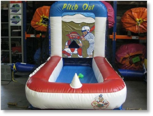 Honkbalspel opblaasbaar