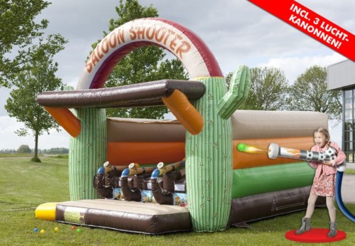 Schiettent western opblaasbaar